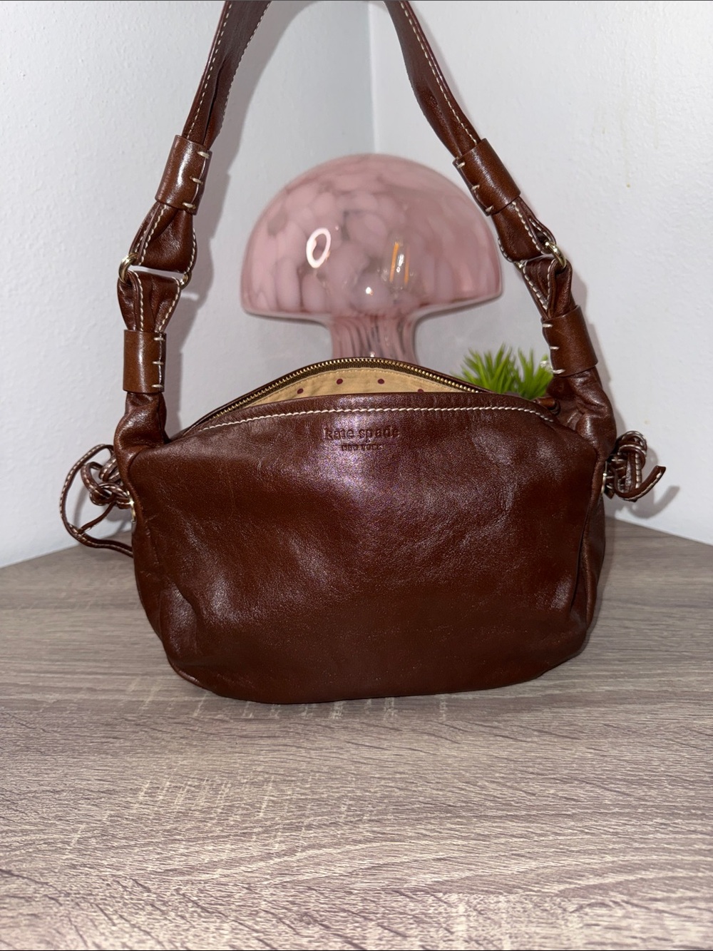 Kate Spade Mini Gabi Brown Shoulder Bag